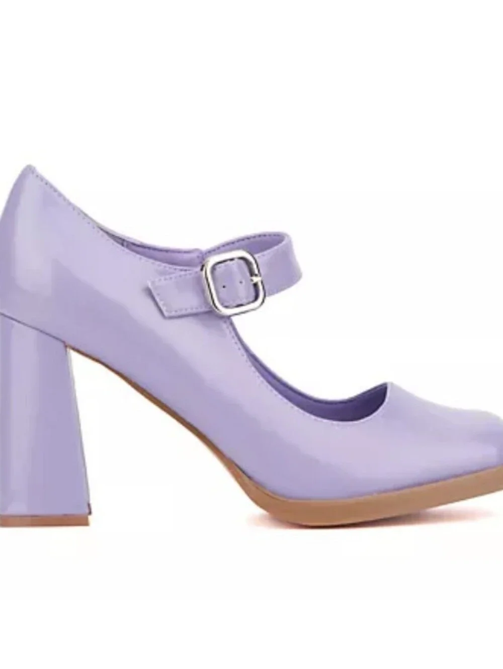 Olivia Miller Women's Mercury Mary Jane Heels Lavender Size 7 NEW